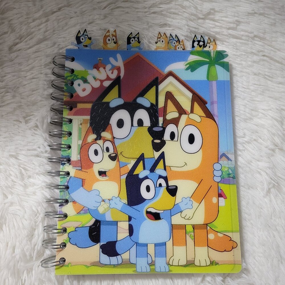 Bluey Tab Spiral Journal